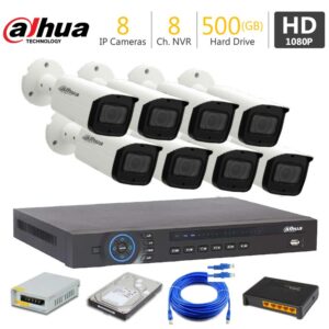 8 Full HD IP Camera Package Dahua