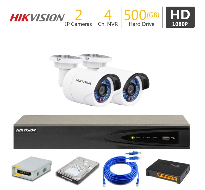 Full HD IP Camera Package HIKVISION